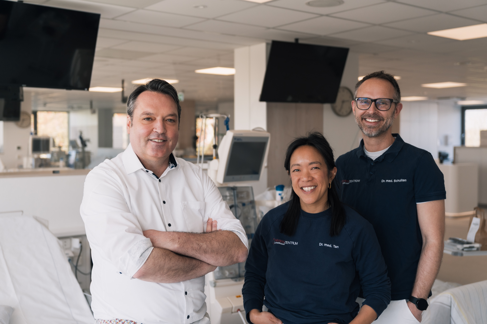Ärzteteam im Nierenzentrum Leverkusen