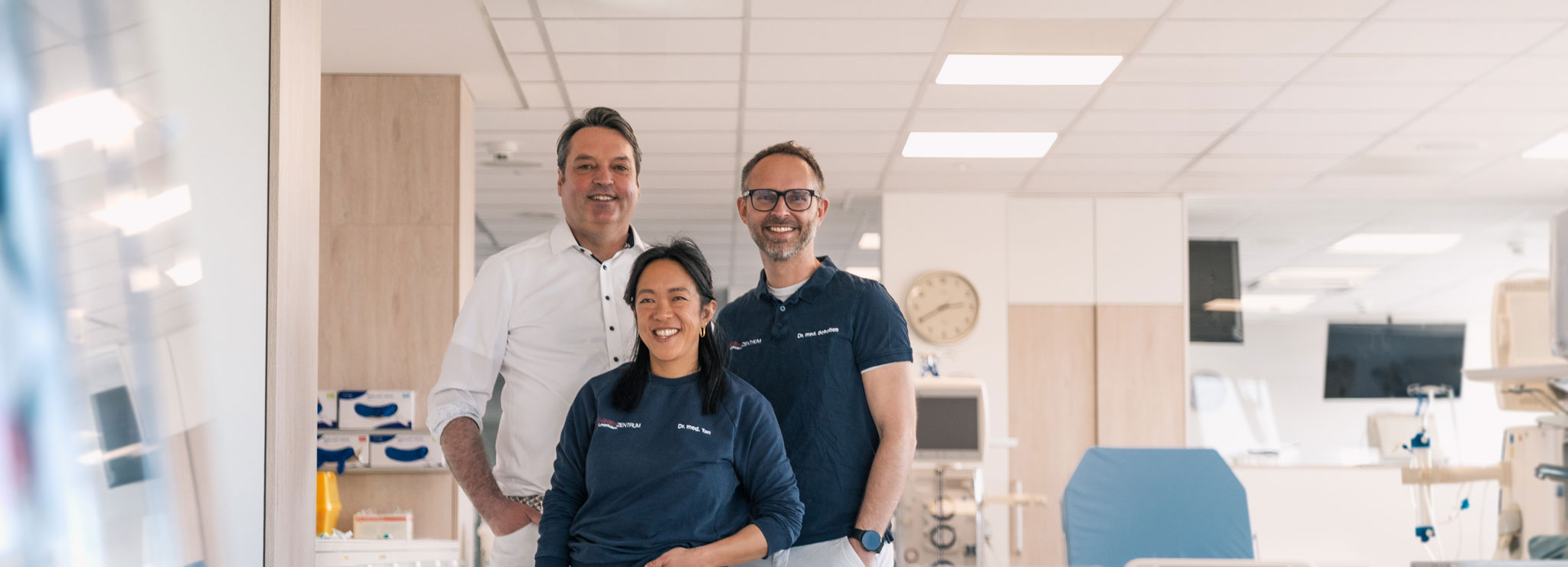 Ärzteteam im Nierenzentrum Leverkusen